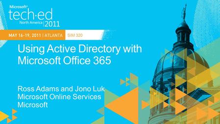 SIM 320. Contoso customer premises AD MS Online Directory Sync Identity Services Provisioning platform Provisioning platform Lync Online Lync Online.