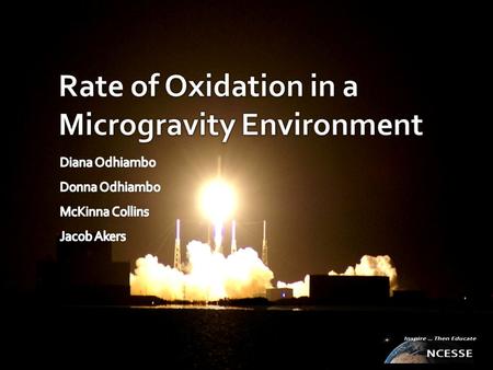  Test the rates of rust (oxidation) of two metals, iron and copper, which have diverse properties and functions  Relevant as a daily occurrence on Earth.