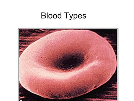 Blood Types Transfusion Cause = Reduction of the amount of blood from the body –Hemorrhage Effect = Adding blood from another person –Transfusion.