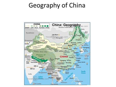 Geography of China. Yellow River Also known as the Huang He The 6 th longest river in the world – 3,400 miles long Yellow because of a material called.