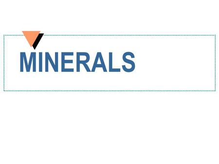 MINERALS. Chemical composition of the Crust n Oxygen most abundant- 46.6% n Followed by silicon and aluminum n Iron, Calcium, Sodium, Potassium, Magnesium.