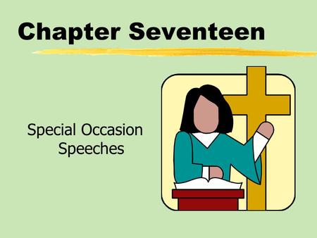 Special Occasion Speeches