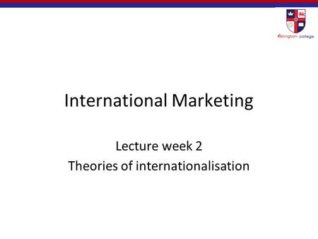 International Marketing