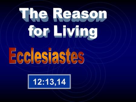 12:13,14. Money, Power & Wisdom 1 Kings 10:27 1 Kings 3:9-14 700 Wives & 300 Concubines 1 Kings 11:3.