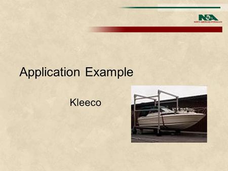 Application Example Kleeco. 1 st Customer Request I have some preliminary data for the wheel drives on a new machine. This is a 110 ton capacity 4 wheel.