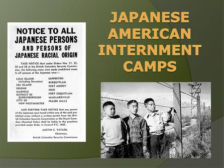 On Dec. 7, 1941, the Japanese attacked the U.S. naval base in Pearl Harbor, Hawaii causing the U.S. to declare war on Japan.