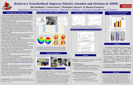 Brainwave Neurofeedback Improves Selective Attention and Alertness in ADHD Introduction & Background Baseline qEEG profiles (ADHD vs. Controls) Summary.