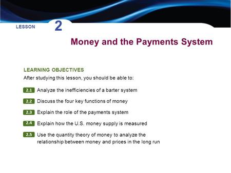 Money and the Payments System