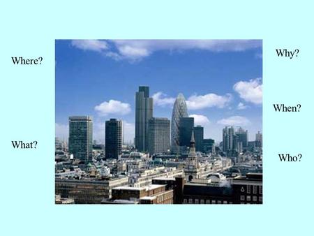 Where? What? Why? When? Who? Key questions What are the different areas found in a MEDC city? How has Swansea’s CBD changed? What is the land used for.