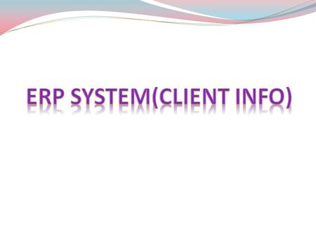 Introduction It is an in-house developed product for managing client’s management System which covers Quotations, Order Processing, Installations Process,