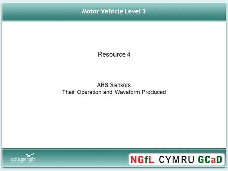 ABS Sensors Their Operation and Waveform Produced