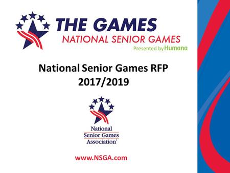 National Senior Games RFP 2017/2019