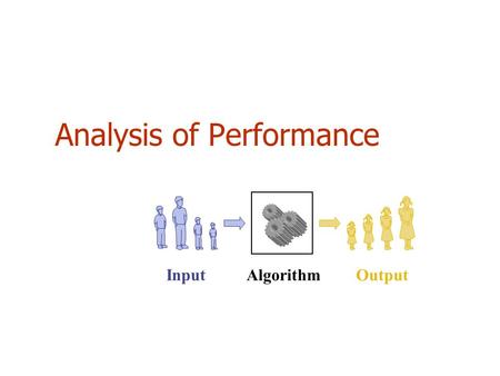 Analysis of Performance