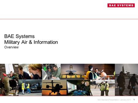 BAE Systems Military Air & Information Overview