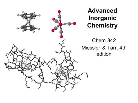 Advanced Inorganic Chemistry