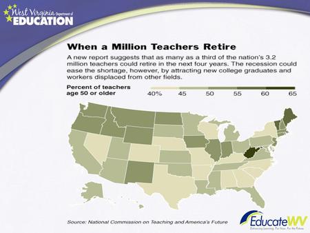 Who Will Teach? Experience Matters Between 2004 and 2008, 300,000 veteran teachers left the workforce for retirement. See the Shifts in the Age of the.