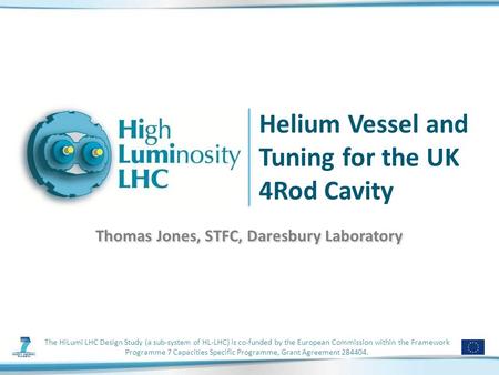 The HiLumi LHC Design Study (a sub-system of HL-LHC) is co-funded by the European Commission within the Framework Programme 7 Capacities Specific Programme,