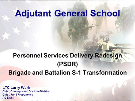 Adjutant General School