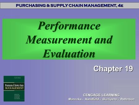 Performance Measurement and Evaluation