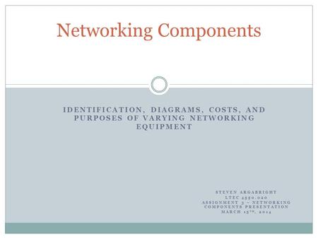 Networking Components