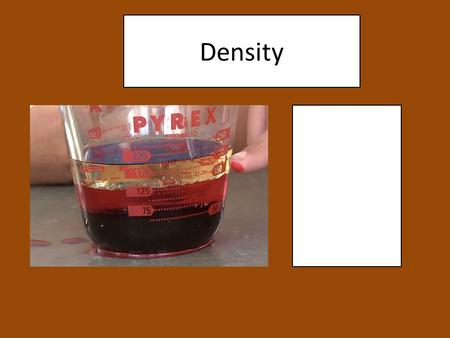 Density. Computing Density Density = mass (g) volume (cm 3 ) DETERMINE VOLUME: DETERMINE MASS: RT = Pg. 1.