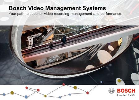 Bosch Video Management Systems