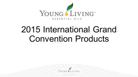 2015 International Grand Convention Products