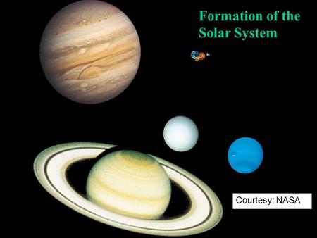 Formation of the Solar System