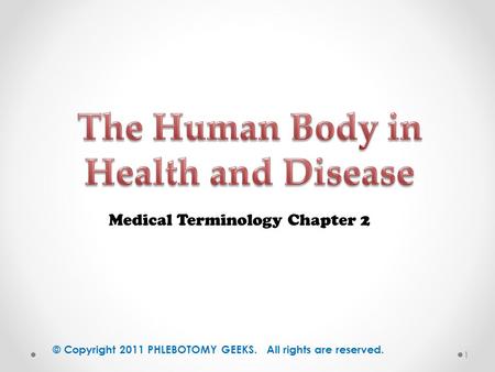 Medical Terminology Chapter 2