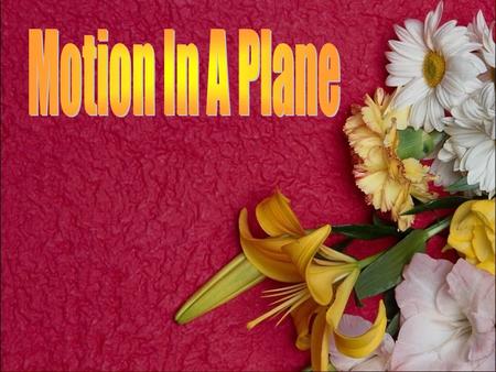 Motion in a plane Vector In A Plane 1.Parallel Vector - If two vectors are in same direction then these are called parallel vector. a b Suppose magnitude.