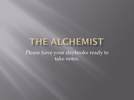 Please have your daybooks ready to take notes..  This section of Part Two shows how the example and experiences of others can lead you to the right path.