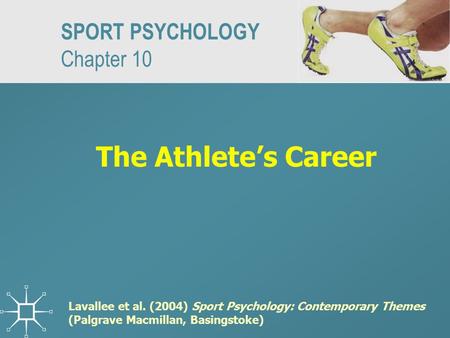 The Athlete’s Career SPORT PSYCHOLOGY Chapter 10