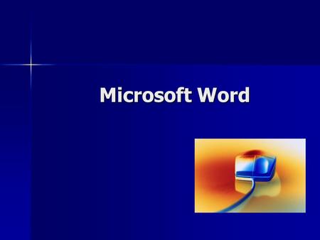 Microsoft Word.