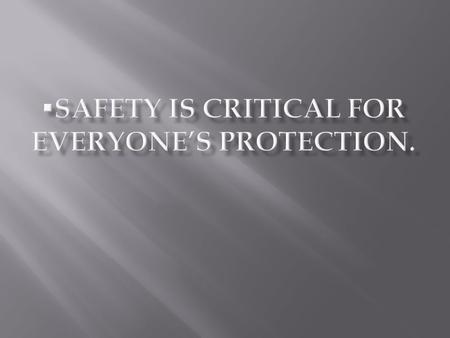  OSHA - (Occupational Safety & Health Administration) This is a governmental regulatory body to ensure safe working and learning environments for Americans.