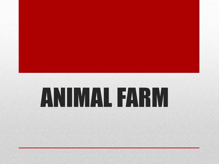 ANIMAL FARM. CZAR NICHOLAS A poor leader, at best, when compared to western leaders Cruel – sometimes brutal with opponents Kind – sometimes hired poor.