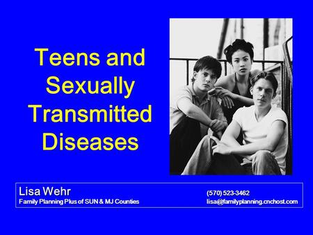 Teens and Sexually Transmitted Diseases