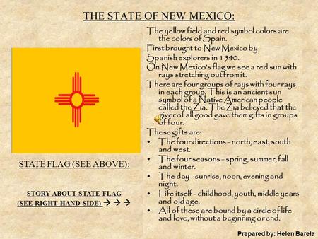 THE STATE OF NEW MEXICO: