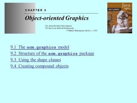 Chapter 9—Object-oriented Graphics