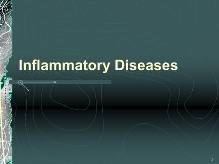 1 Inflammatory Diseases. 2 Objectives Identify the S/S of inflammatory disease. Classify the common disease modifying drugs used to treat inflammatory.