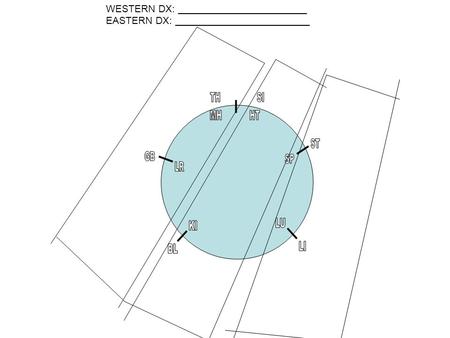 WESTERN DX: _______________________ EASTERN DX: ________________________.