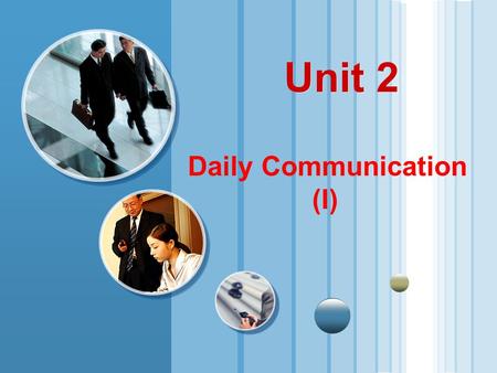 Daily Communication (I)