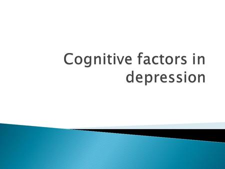  Psychological disturbances came from irrational and illogical thinking.  Irrational beliefs such as “I must get 100% in every test” etc and “I didn’t.