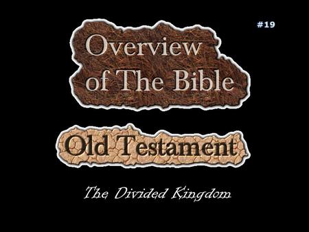 “Till There Was No Remedy” Elisha Purifies a Spring of Water The Divided Kingdom 2 Kings 2:19 – 3:27 2.