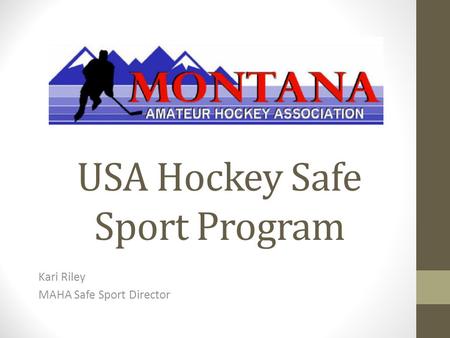 USA Hockey Safe Sport Program