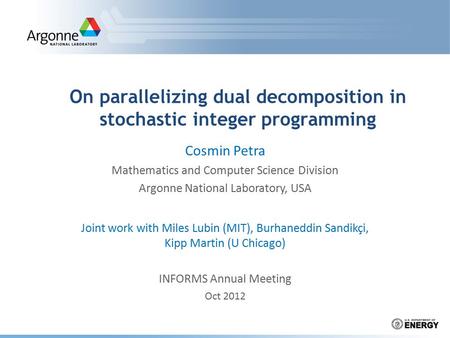 On parallelizing dual decomposition in stochastic integer programming