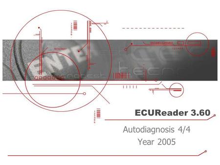 ECUReader 3.60 Autodiagnosis 4/4 Year 2005.