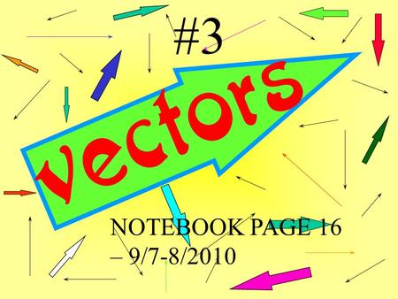 #3 NOTEBOOK PAGE 16 – 9/7-8/2010. Page 16 & 17 17 16 Geometry & Trigonometry P19 #2 P19 # 4 P20 #5 P20 # 7 Wed 9/8 Tue 9/7 Problem Workbook. Write questions!