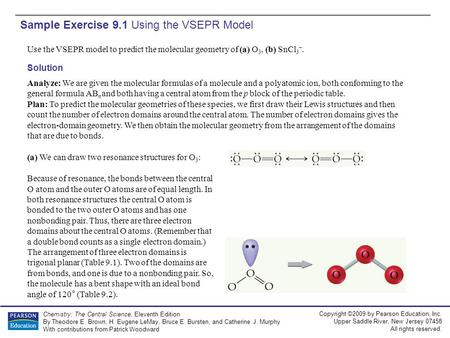 Copyright ©2009 by Pearson Education, Inc. Upper Saddle River, New Jersey 07458 All rights reserved. Chemistry: The Central Science, Eleventh Edition By.