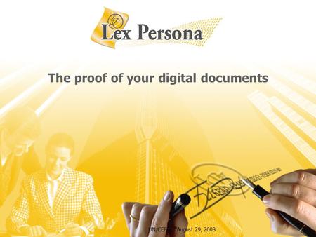 The proof of your digital documents