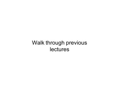 Walk through previous lectures. Tuple tuple_name = (value, value,..., value) A way of packing multiple values into a variable >>> x = 3 >>> y = -5 >>>